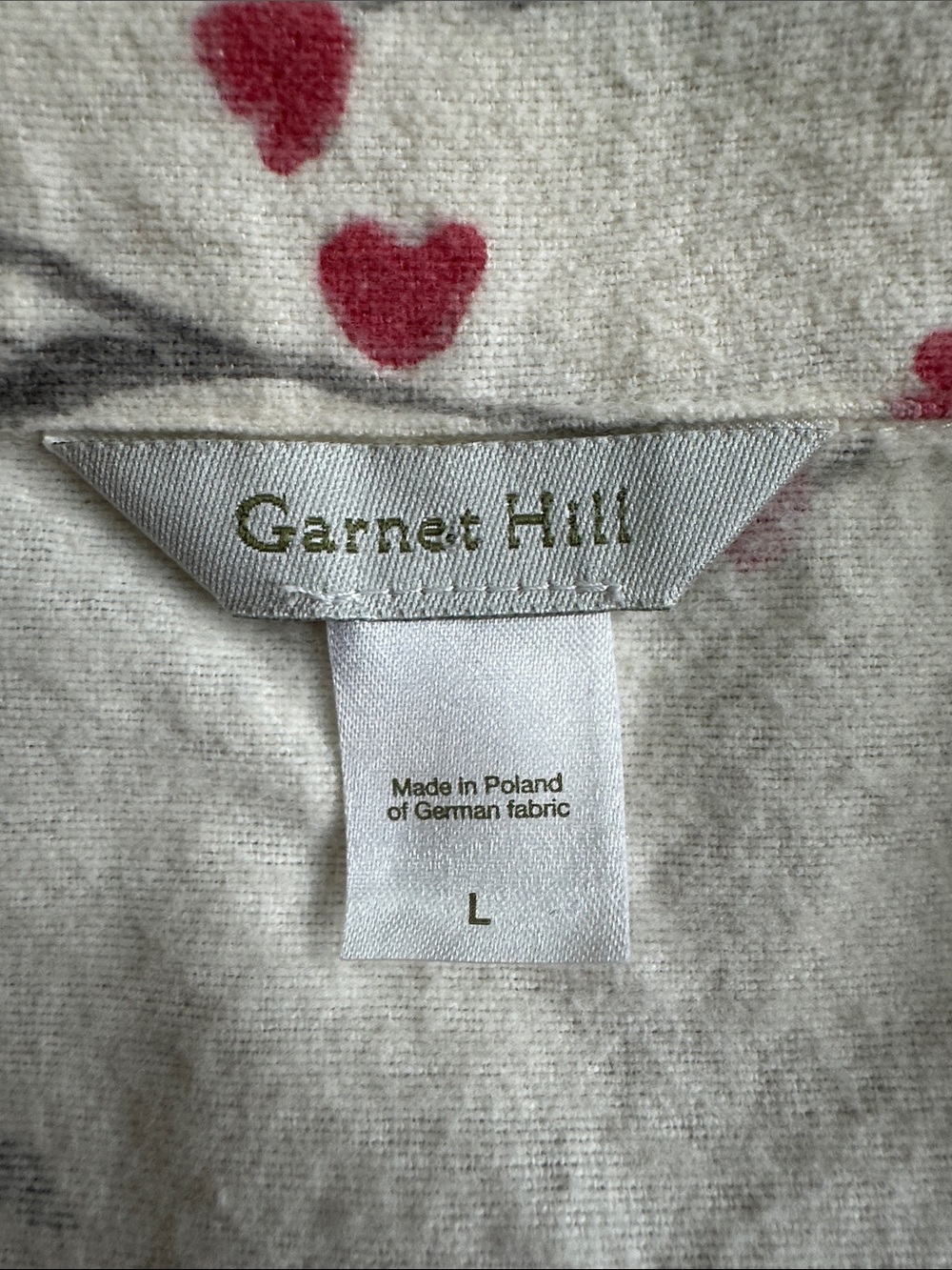 Garnet Hill flannel nightshirt - Picture 4 of 7